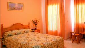 In-room safe, desk, blackout drapes, free cribs/infant beds