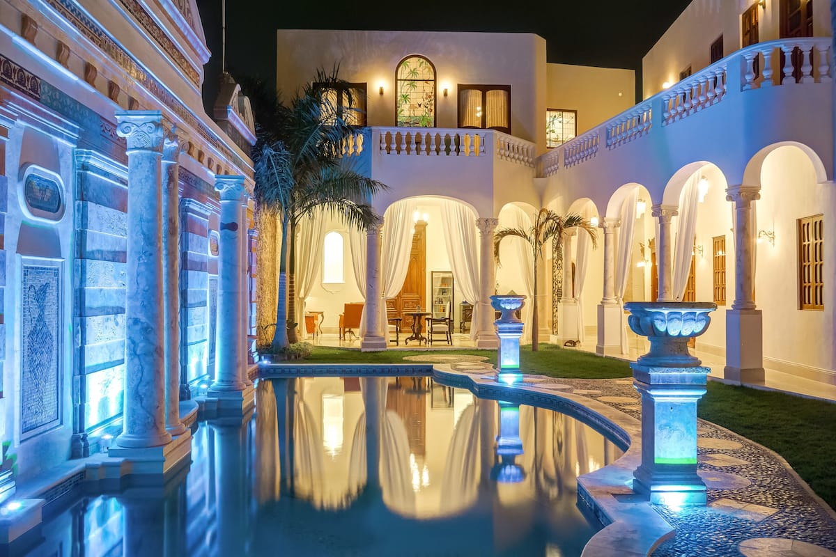 best hotels in merida mexico | el palacito secreto | the secret palace, pool area