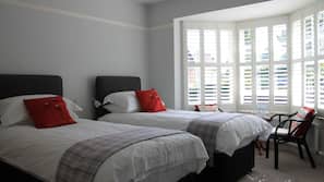Individually decorated, individually furnished, blackout drapes