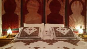 1 bedroom, desk, blackout drapes, iron/ironing board