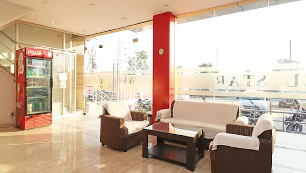 Lobby seating area