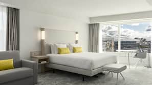 Ropa de cama de alta calidad, caja fuerte, cortinas opacas