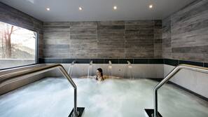 Indoor spa bath