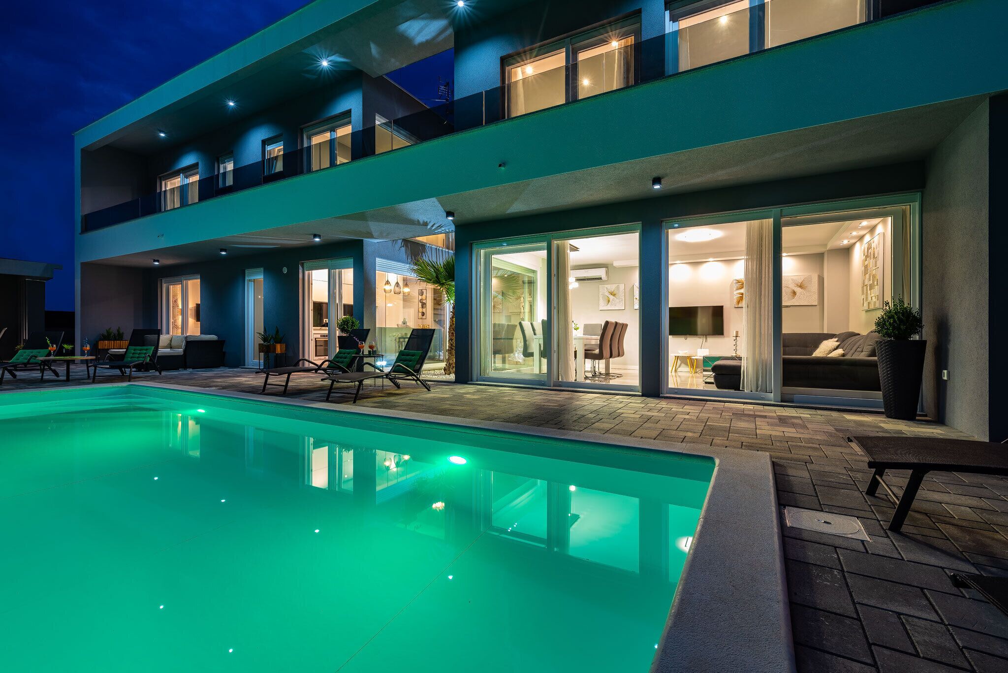 Villa Rossa With Pool for 8 Persons in Nin in Nin, Croatia