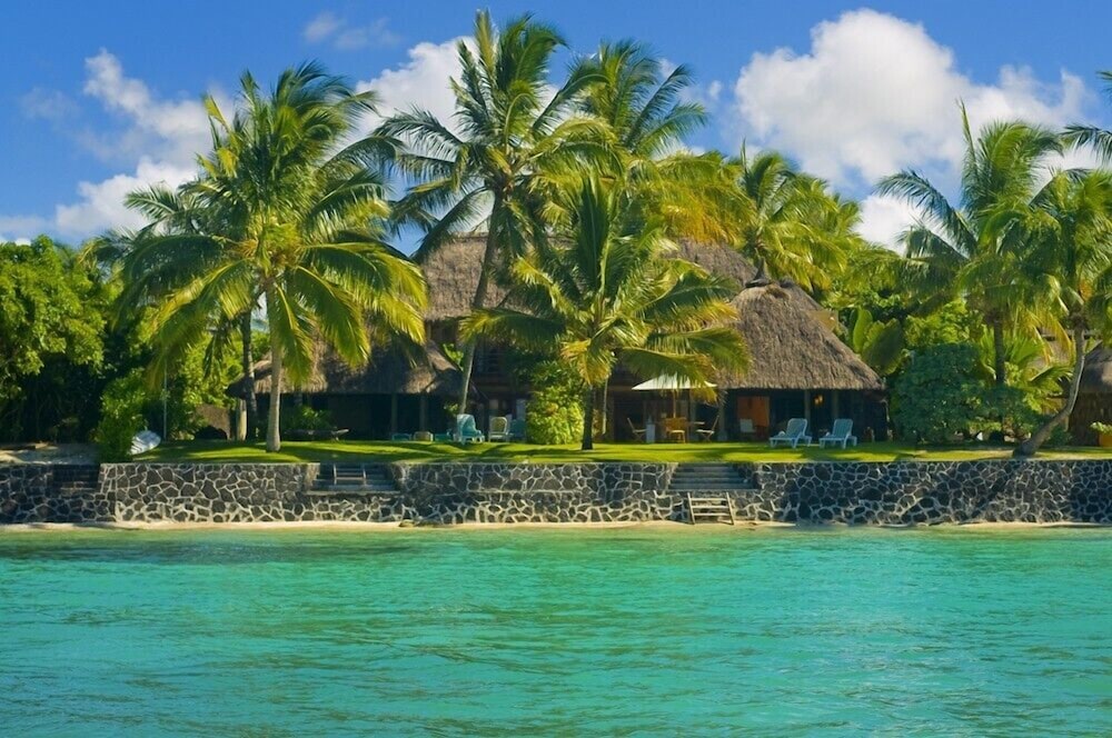 Typical Mauritian Beach-front Thatch-roofed Villa, Truly Tempting..! in Belle Mare, Mauritius