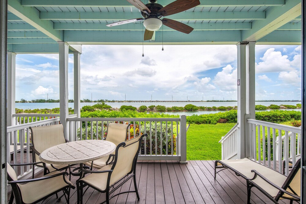 Two Story Waterfront Condo W Patio Balconies Boating In