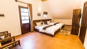 Minibar, desk, blackout drapes, free WiFi