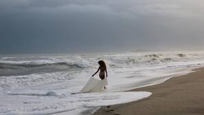 On the beach