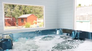 Indoor spa bath