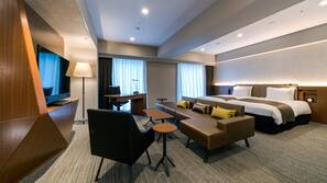 In-room safe, desk, blackout curtains, iron/ironing board