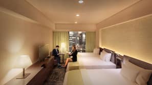 In-room safe, desk, blackout curtains, iron/ironing board