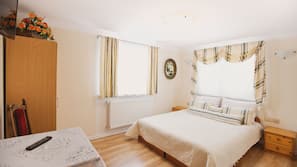 Premium bedding, free WiFi, linens