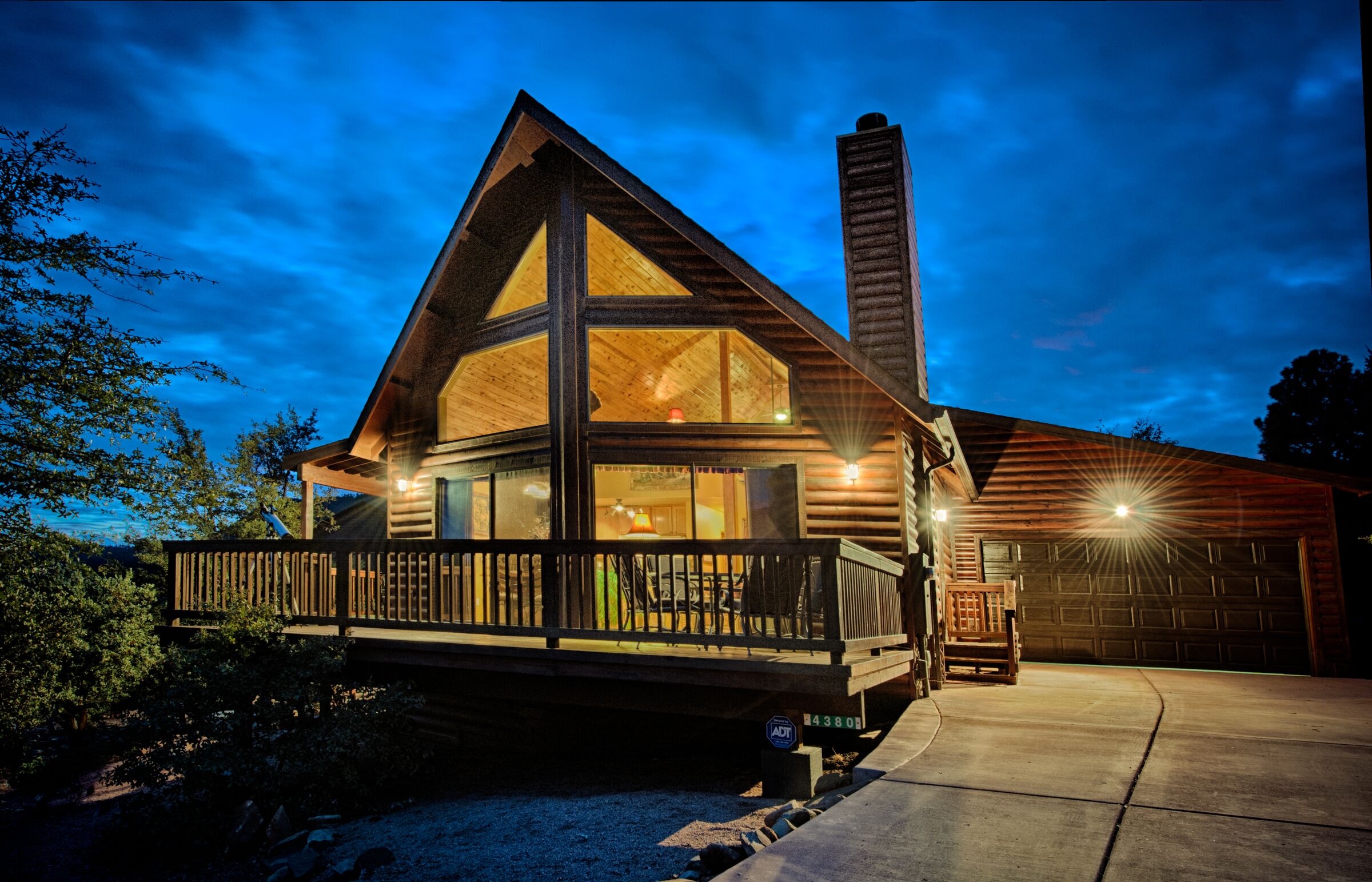 Stunning Log A Frame Cabin Chalet 360 Views Hot Tub In Pine Az