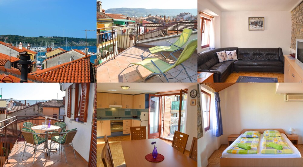 Spacious Penthouse Apartment With Seaview Rooftop in Izola, Slovenia