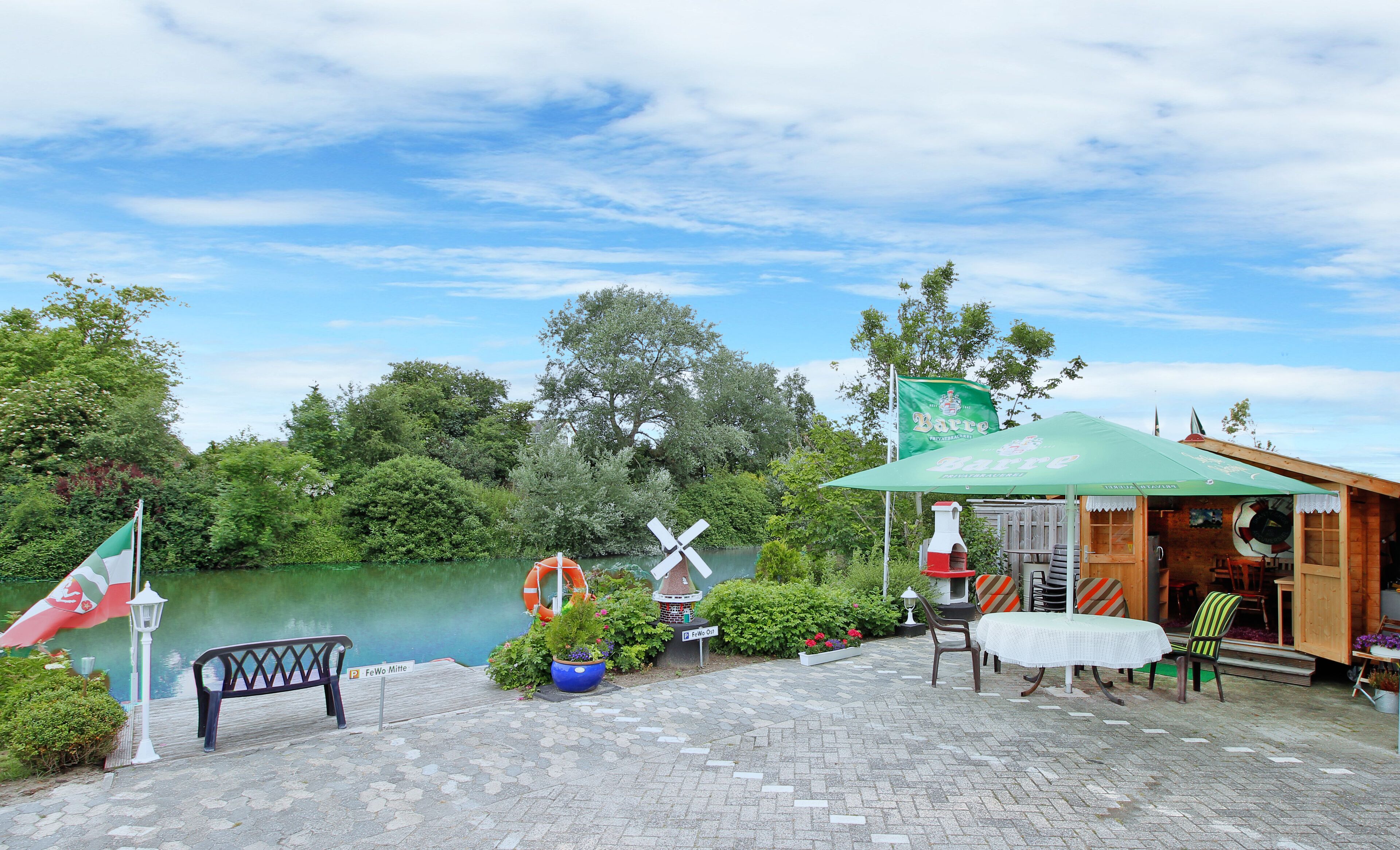 Relaxing Vacation Right on the Canal With Fishing and Boating Opportunities in Dornum in Dornum, Germany