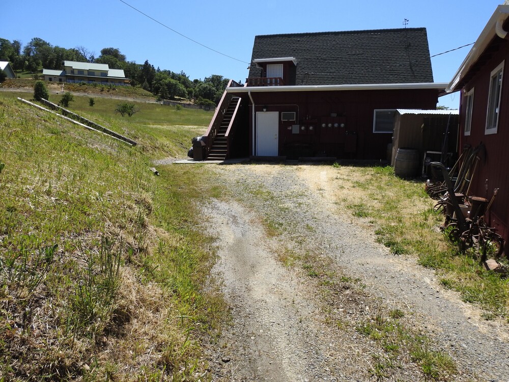 Property grounds, Julian, CA  Historic Apple & Gold Mine Town A-Frame 1-Bed, Pets Okay