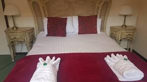Premium bedding, Select Comfort beds, desk, iron/ironing board