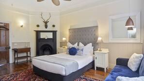 5 bedrooms, down duvet, soundproofing, iron/ironing board
