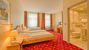 In-room safe, blackout drapes, soundproofing, cribs/infant beds