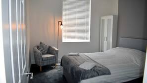 Soundproofing, iron/ironing board, free cots/infant beds, WiFi