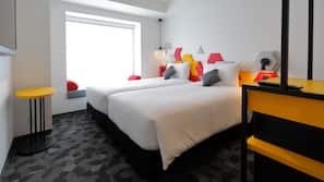 Down duvet, in-room safe, blackout curtains, iron/ironing board