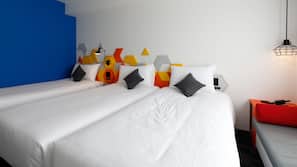 Down duvet, in-room safe, blackout curtains, iron/ironing board