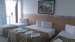 Frigobar, Wi-Fi de cortesia, roupa de cama