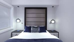 1 bedroom, Egyptian cotton sheets, premium bedding, Select Comfort beds