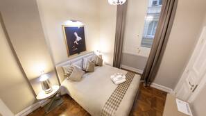 Biancheria da letto di alta qualità, minibar, una cassaforte in camera