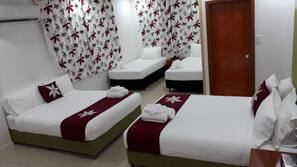 Blackout drapes, soundproofing, bed sheets