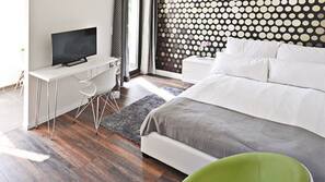 1 Schlafzimmer, individuell dekoriert, individuell eingerichtet