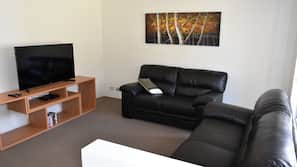 LCD TV, DVD player