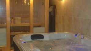 Indoor spa bath