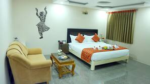 In-room safe, desk, blackout curtains, soundproofing