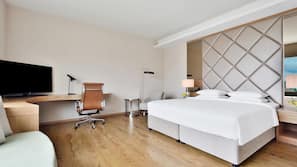 In-room safe, desk, blackout curtains, soundproofing