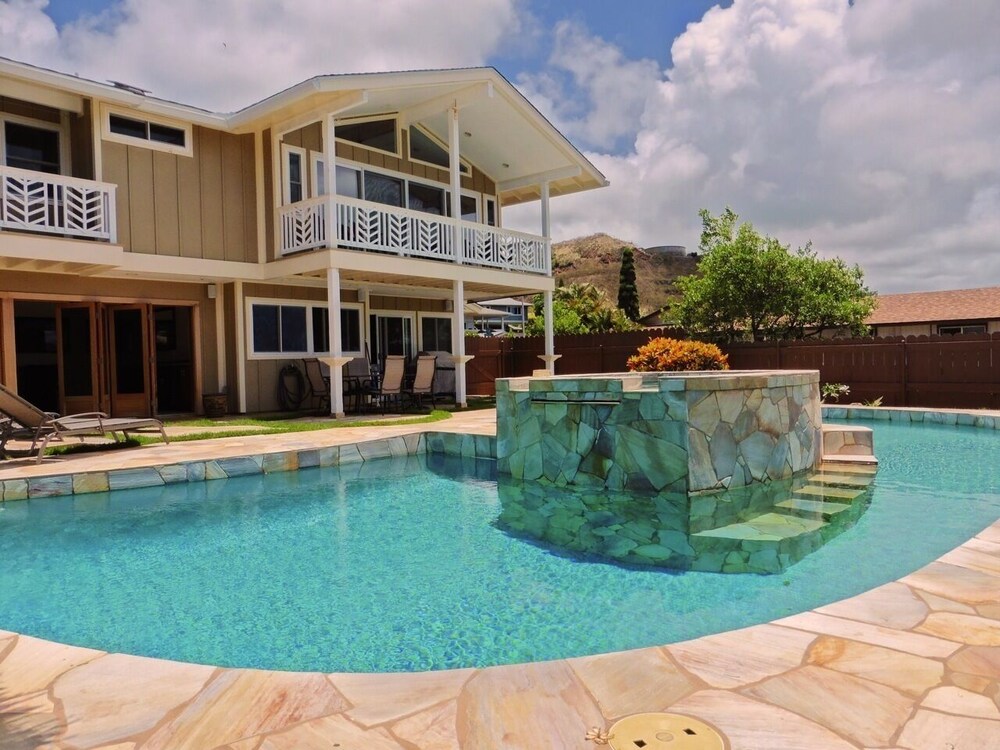 Kailua Home Pool & Spa with amazing views Kailua Vrbo