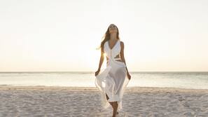 Private beach, white sand, scuba diving, snorkeling