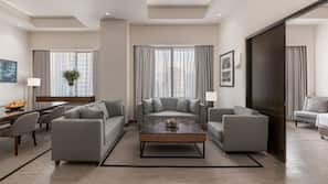 Minibar, in-room safe, desk, blackout curtains
