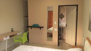 Desk, iron/ironing board, cots/infant beds, free WiFi