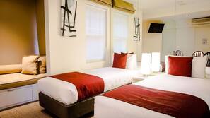 Premium bedding, minibar, in-room safe, desk