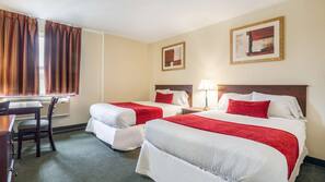 Desk, iron/ironing board, free WiFi, bed sheets