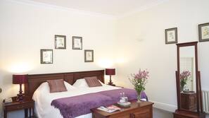 Down duvet, desk, iron/ironing board, cots/infant beds
