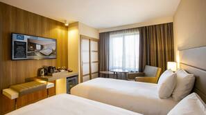 Premium bedding, in-room safe, blackout curtains, iron/ironing board