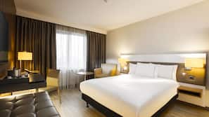 Premium bedding, in-room safe, blackout curtains, iron/ironing board