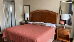 Free WiFi, linens, alarm clocks