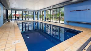 Indoor pool, outdoor pool