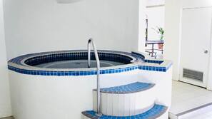 Indoor spa bath
