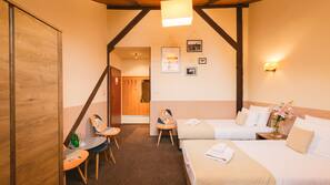 In-room safe, desk, blackout curtains, soundproofing