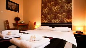 In-room safe, desk, blackout curtains, soundproofing