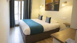 Premium bedding, Select Comfort beds, desk, soundproofing